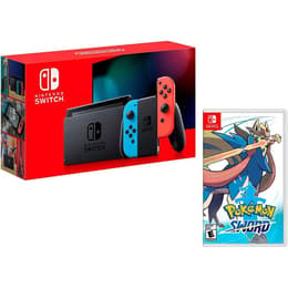 Switch 32GB - Black - Limited edition Pokémon Sword + Pokémon Sword