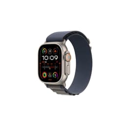 Apple Watch (Ultra) 2022 GPS + Cellular 49 - Titanium Grey - Alpine loop Blue