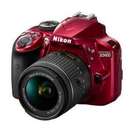 Nikon D3400 Reflex 24Mpx - Red