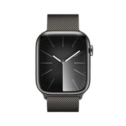 Apple Watch Series 9 (2023) GPS + Cellular 45 mm - Stainless steel Graphite - Milanese loop Black