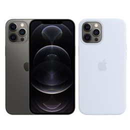 Bundle iPhone 12 Pro Max + Apple Case (Blue) - 128GB - Graphite - Unlocked