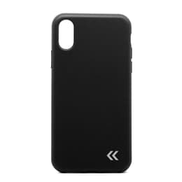 Case iPhone X/XS and protective screen - Plastic - Black
