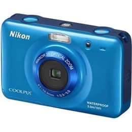 Compact Coolpix S30 - Blue + Nikon Nikkor 3X Optical Zoom Lens 4.1-12.3mm f/3.3-5.9 f/3.3-5.9