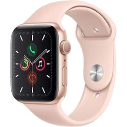 Apple Watch (Series 5) 2019 GPS 44 - Aluminium Gold - Sport loop Pink