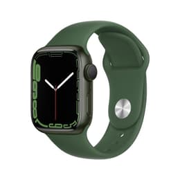 Apple Watch (Series 7) 2021 GPS 41 - Aluminium Green - Sport band Green