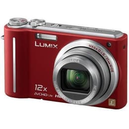 Compact Lumix DMC-TZ7 - Red + Leica Leica 12x Optical Zoom DC Vario-Elmar ASPH Mega O.I.S. 25 mm f/3.3-4.9 f/3.3-4.9