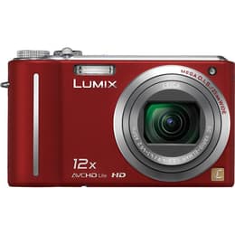 Compact Lumix DMC-TZ7 - Red + Leica Leica 12x Optical Zoom DC Vario-Elmar ASPH Mega O.I.S. 25 mm f/3.3-4.9 f/3.3-4.9