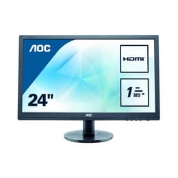 24-inch Aoc E2460SH 1920 x 1080 LCD Monitor Grey