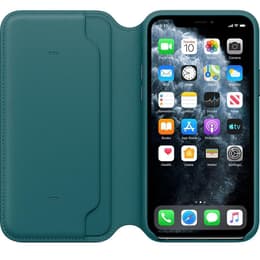 Apple Folio case iPhone 11 Pro - Leather Blue