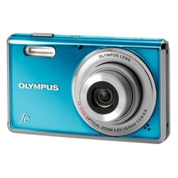 Compact FE-4000 - Turquoise + Olympus 4X Optical Zoom 4.65-18.6mm f/2.6-5.9 f/2.6-5.9