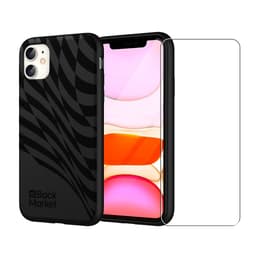 Back Market Case iPhone 11 and protective screen - 100% Biodegradable - Black Wave
