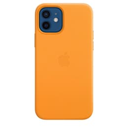 Apple Case iPhone 12 / iPhone 12 Pro - Magsafe - Leather Yellow