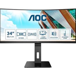 34-inch Aoc CU34P2A 3440 x 1440 LED Monitor Black