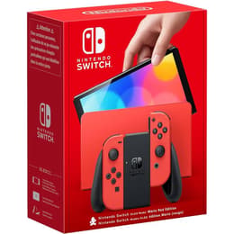 Switch OLED 64GB - Red - Limited edition Mario + Mario