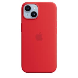 Apple Silicone case iPhone 14 Plus - Magsafe - Silicone Red