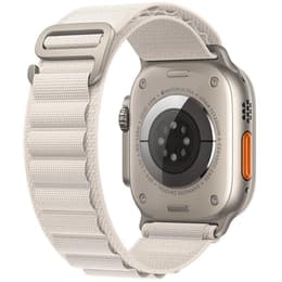 Apple Watch (Ultra) 2022 GPS 49 - Titanium Grey - Alpine loop White