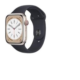 Apple Watch (Series 8) 2022 GPS + Cellular 45 - Aluminium Pink - Sport band Black