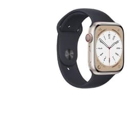 Apple Watch (Series 8) 2022 GPS + Cellular 45 - Aluminium Pink - Sport band Black