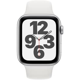 Apple Watch (Series SE) 2020 GPS + Cellular 44 - Aluminium Silver - Sport band White