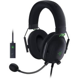 Razer BlackShark V2 X noise-Cancelling gaming wired Headphones with microphone - Black/Green