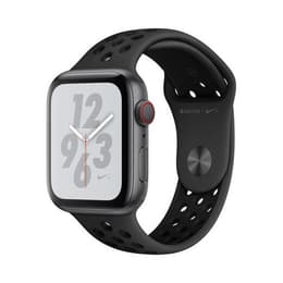 Apple Watch Series 4 (2018) GPS + Cellular 44 mm - Aluminium Space Gray - Nike Sport band Black
