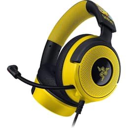 Razer Kraken V4 X Pokemon Edition noise-Cancelling gaming wired Headphones with microphone - Yellow