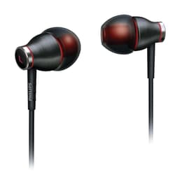 Philips SHE9000 Earbud Earphones - Black/Red