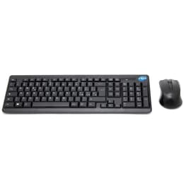 Simpletek Keyboard QWERTY Italian Wireless Universal Mouse + Keyboard 1000 DPI 2.4G Nano reciever