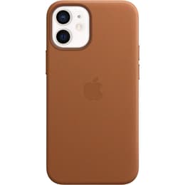 Apple Leather case iPhone 12 mini - Magsafe - Leather Brown