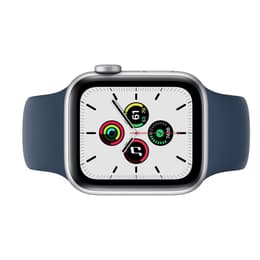 Apple Watch (Series 5) 2019 GPS 44 - Aluminium Silver - Sport loop Blue