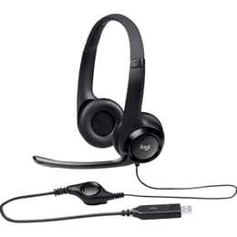 Logitech H390 wired Headphones with microphone - Black