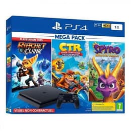 PlayStation 4 Slim + Crash Team Racing + Spyro Reignited Trilogy + Ratchet & Clank