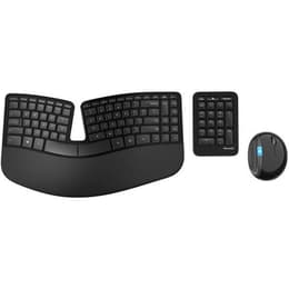 Microsoft Keyboard QWERTY Portuguese Wireless Sculpt Ergonomic
