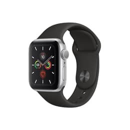 Apple Watch (Series 4) 2018 GPS 40 - Aluminium Silver - Sport band Black