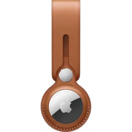 Apple Leather Loop for Airtags - Brown Saddle Brown