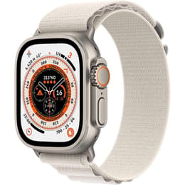 Apple Watch (Ultra) 2022 GPS + Cellular 49 - Titanium Grey - Alpine loop White