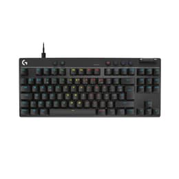 Logitech Keyboard AZERTY French Backlit Keyboard PRO X TKL RAPID