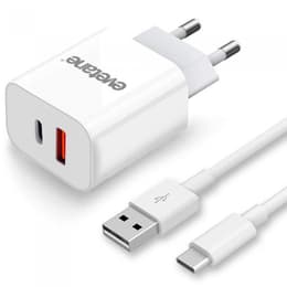 Cable and Wallplug (USB + USB-C) 20 - Evetane