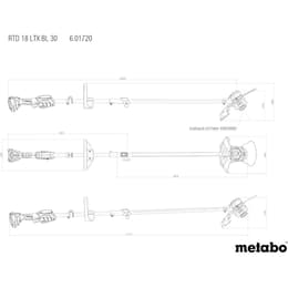 Metabo RTD 18 LTX BL 30 - W