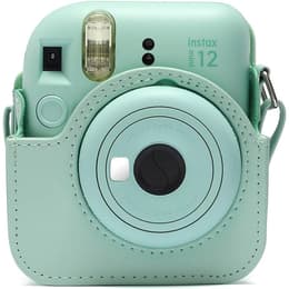 Instant Instax mini 12 - Green + Fujifilm Lens focus range 60mm f/12.7 f/12.7