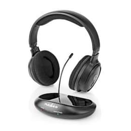 Nedis HPRF200BK noise-Cancelling wired + wireless Headphones with microphone - Black