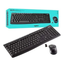 Logitech Keyboard QWERTY Spanish Wireless MK270