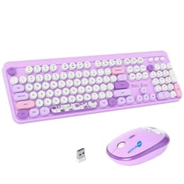 Simpletek Keyboard QWERTY English (US) Wireless GS104 “Hello Bear” Mouse + Keyboard, Bear design