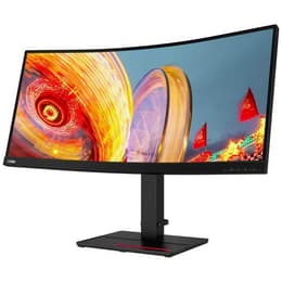 34-inch Lenovo ThinkVision T34w 1920 x 1080 LCD Monitor Black