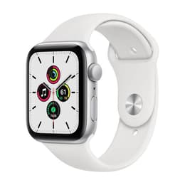 Apple Watch (Series 4) 2018 GPS + Cellular 40 - Aluminium Silver - Sport band White