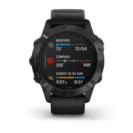 Smart Watch Gamin HR GPS Fenix 6S Sapphire - Black