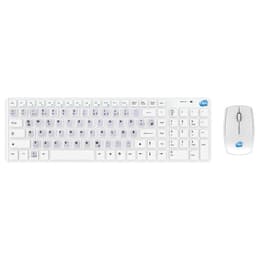 Simpletek Keyboard QWERTZ German Wireless Wireless Kit with German DE Stickers