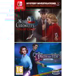 Mystery Investigations 1: Noir Chronicles: City of Crime + Path Of Sin: Greed - Nintendo Switch