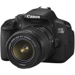 Reflex EOS 650D - Black + Canon Zoom Lens EF-S 18-55mm f/3.5-5.6 IS STM f/3.5-5.6