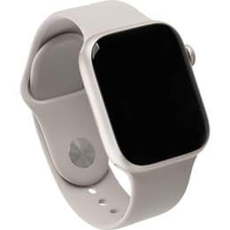 Apple Watch (Series 7) 2021 GPS 45 - Aluminium Gold - Sport band Starlight